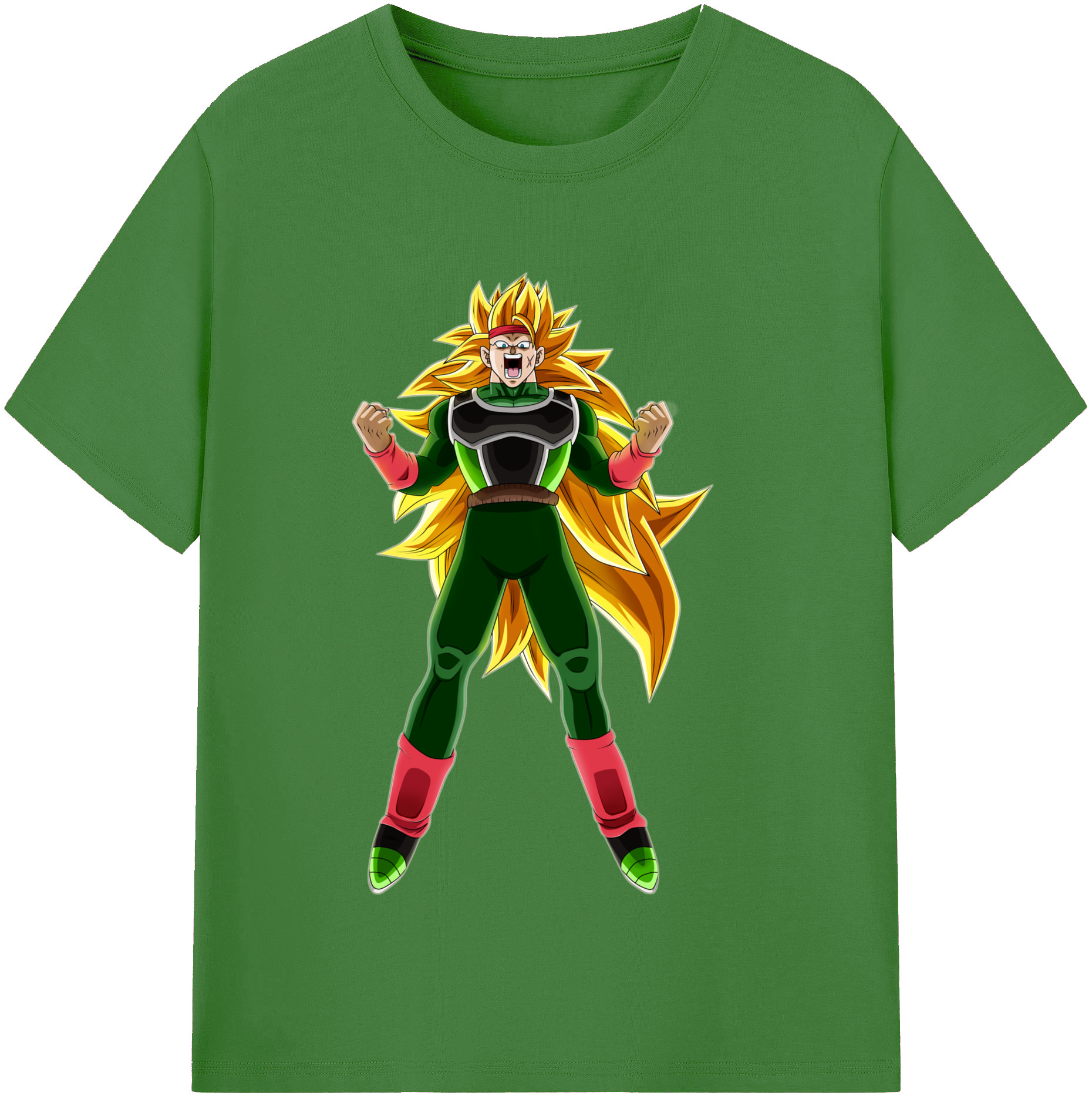 （画像用） ドラゴンボール ブロリー DRAGON BALL Broli レディースカジュアルプリントTシャツ（綿100％）